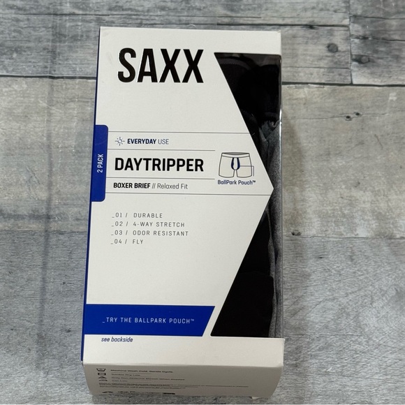 SAXX 2-PACK DAYTRIPPER BOXER BRIEF MEN'S UNDERWEAR ASSORTED COLORS - SZ - L - Picture 5 of 7